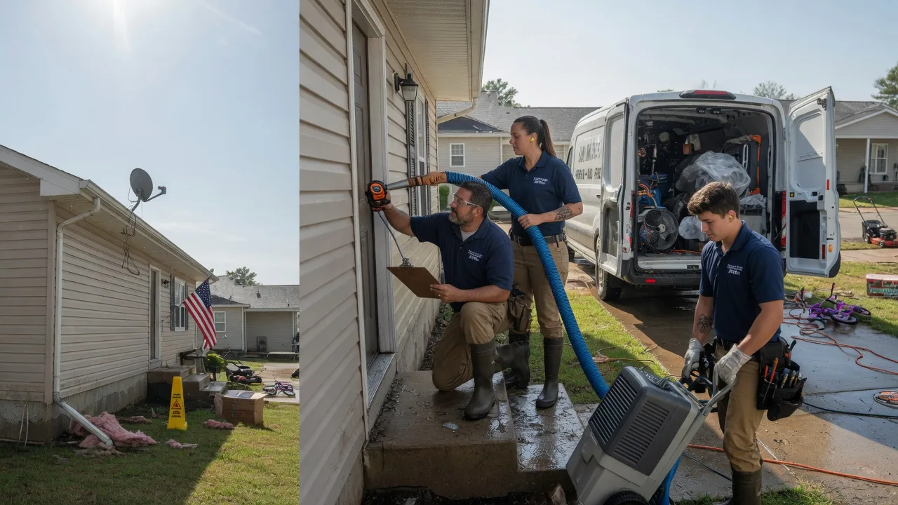 Ceiling Water Damage Restoration in Kiowa, KS near me